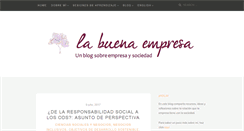 Desktop Screenshot of labuenaempresa.com